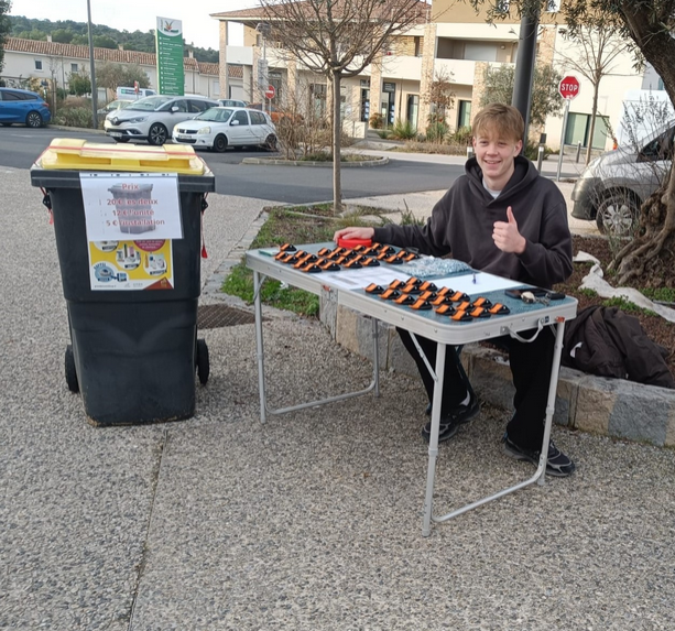 Gaël, 17 ans, créateur de Poubloque, à Vailhauquès